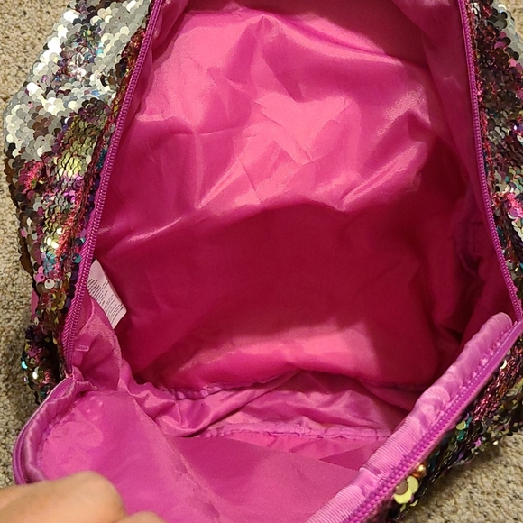 Claires sequin bookbag - Picture 3 of 4